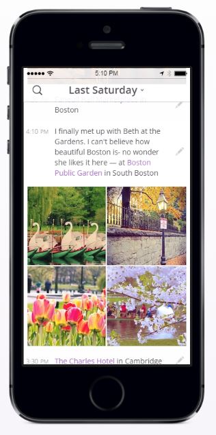 photo app for journal writing