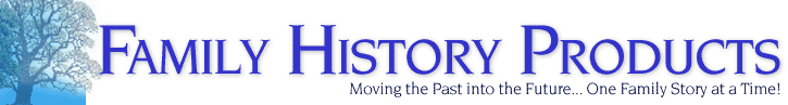 logo for familyhistoryproducts.com